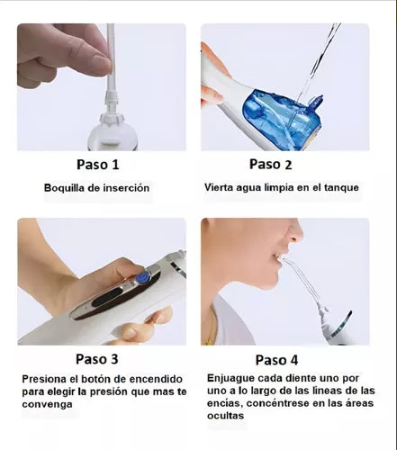 IRRIGADOR BUCAL PORTATIL Irrigador Bucal Portátil: Solución Práctica para una Sonrisa Saludable 😁💧