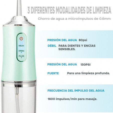 IRRIGADOR BUCAL PORTATIL Irrigador Bucal Portátil: Solución Práctica para una Sonrisa Saludable 😁💧